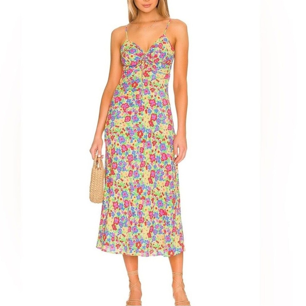 Faithfull the brand Shayna Midi Dress Floral Print